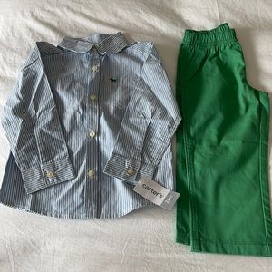 Button-up shirt set